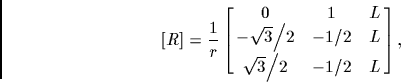 \begin{displaymath}
\left[ S \right]=\sqrt 2\left[ {\matrix{{-1}&0&0\cr
{{1 \m...
...2}} \right. \kern-\nulldelimiterspace} 2}}&0\cr
}} \right]
\end{displaymath}